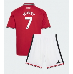 Fotbollsset Barn Manchester United Mason Mount #7 Hemmatröja 2026-27 Mini-Kit Kortärmad (+ korta byxor)