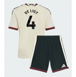 Fotbollsset Barn Manchester United Matthijs de Ligt #4 Tredje Tröja 2026-27 Mini-Kit Kortärmad (+ korta byxor)