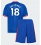 Fotbollsset Barn Manchester United Youri Tielemans #18 Bortatröja 2026-27 Mini-Kit Kortärmad (+ korta byxor)