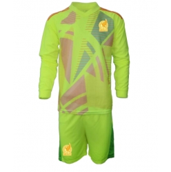 Fotbollsset Barn Mexiko Målvakt Bortatröja Copa America 2024 Mini-Kit Långärmad (+ korta byxor)