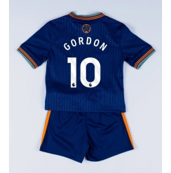 Fotbollsset Barn Newcastle United Anthony Gordon #10 Tredje Tröja 2025-26 Mini-Kit Kortärmad (+ korta byxor)