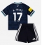 Fotbollsset Barn Newcastle United Bazoumana Toure #17 Bortatröja 2026-27 Mini-Kit Kortärmad (+ korta byxor)