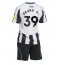 Fotbollsset Barn Newcastle United Bruno Guimaraes #39 Hemmatröja 2025-26 Mini-Kit Kortärmad (+ korta byxor)