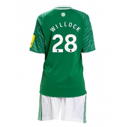 Fotbollsset Barn Newcastle United Joe Willock #28 Bortatröja 2025-26 Mini-Kit Kortärmad (+ korta byxor)