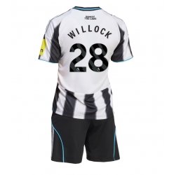 Fotbollsset Barn Newcastle United Joe Willock #28 Hemmatröja 2025-26 Mini-Kit Kortärmad (+ korta byxor)