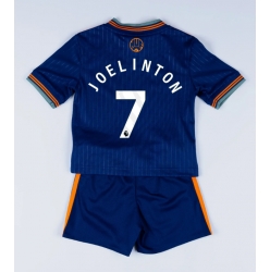 Fotbollsset Barn Newcastle United Joelinton #7 Tredje Tröja 2025-26 Mini-Kit Kortärmad (+ korta byxor)