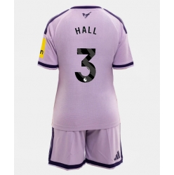 Fotbollsset Barn Newcastle United Lewis Hall #3 Tredje Tröja 2026-27 Mini-Kit Kortärmad (+ korta byxor)