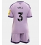 Fotbollsset Barn Newcastle United Lewis Hall #3 Tredje Tröja 2026-27 Mini-Kit Kortärmad (+ korta byxor)