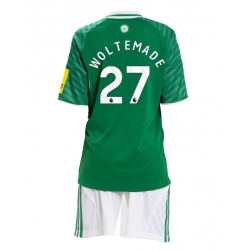 Fotbollsset Barn Newcastle United Nick Woltemade #27 Bortatröja 2025-26 Mini-Kit Kortärmad (+ korta byxor)