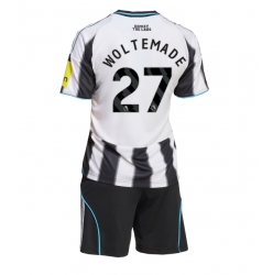 Fotbollsset Barn Newcastle United Nick Woltemade #27 Hemmatröja 2025-26 Mini-Kit Kortärmad (+ korta byxor)