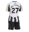 Fotbollsset Barn Newcastle United Nick Woltemade #27 Hemmatröja 2025-26 Mini-Kit Kortärmad (+ korta byxor)