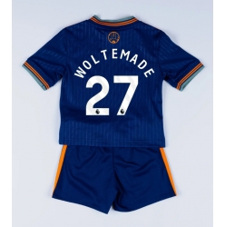 Fotbollsset Barn Newcastle United Nick Woltemade #27 Tredje Tröja 2025-26 Mini-Kit Kortärmad (+ korta byxor)