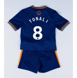 Fotbollsset Barn Newcastle United Sandro Tonali #8 Tredje Tröja 2025-26 Mini-Kit Kortärmad (+ korta byxor)