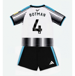 Fotbollsset Barn Newcastle United Sven Botman #4 Hemmatröja 2026-27 Mini-Kit Kortärmad (+ korta byxor)