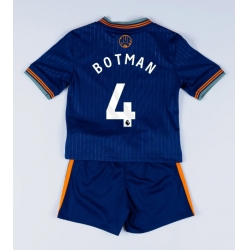 Fotbollsset Barn Newcastle United Sven Botman #4 Tredje Tröja 2025-26 Mini-Kit Kortärmad (+ korta byxor)