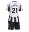 Fotbollsset Barn Newcastle United Tino Livramento #21 Hemmatröja 2025-26 Mini-Kit Kortärmad (+ korta byxor)