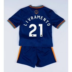Fotbollsset Barn Newcastle United Tino Livramento #21 Tredje Tröja 2025-26 Mini-Kit Kortärmad (+ korta byxor)