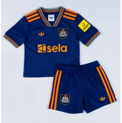 Fotbollsset Barn Newcastle United Tredje Tröja 2025-26 Mini-Kit Kortärmad (+ korta byxor)