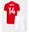 Fotbollsset Barn Nottingham Forest Dan Ndoye #14 Hemmatröja 2025-26 Mini-Kit Kortärmad (+ korta byxor)