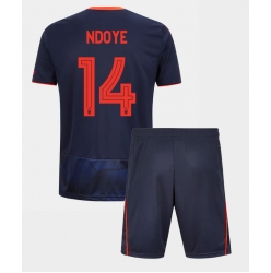 Fotbollsset Barn Nottingham Forest Dan Ndoye #14 Tredje Tröja 2025-26 Mini-Kit Kortärmad (+ korta byxor)