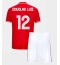 Fotbollsset Barn Nottingham Forest Douglas Luiz #12 Hemmatröja 2025-26 Mini-Kit Kortärmad (+ korta byxor)