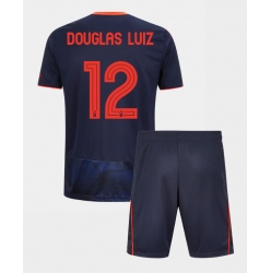 Fotbollsset Barn Nottingham Forest Douglas Luiz #12 Tredje Tröja 2025-26 Mini-Kit Kortärmad (+ korta byxor)