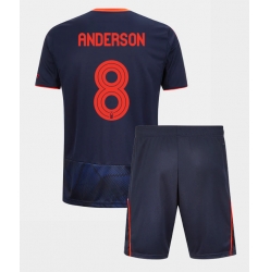Fotbollsset Barn Nottingham Forest Elliot Anderson #8 Tredje Tröja 2025-26 Mini-Kit Kortärmad (+ korta byxor)