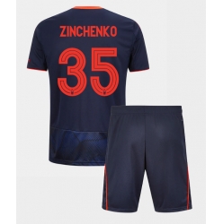 Fotbollsset Barn Nottingham Forest Oleksandr Zinchenko #35 Tredje Tröja 2025-26 Mini-Kit Kortärmad (+ korta byxor)