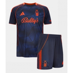 Fotbollsset Barn Nottingham Forest Tredje Tröja 2025-26 Mini-Kit Kortärmad (+ korta byxor)