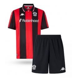 Fotbollsset Barn OGC Nice Hemmatröja 2025-26 Mini-Kit Kortärmad (+ korta byxor)