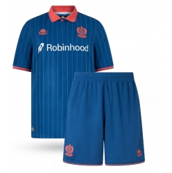 Fotbollsset Barn OGC Nice Tredje Tröja 2025-26 Mini-Kit Kortärmad (+ korta byxor)