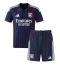 Fotbollsset Barn Olympique Lyonnais Bortatröja 2025-26 Mini-Kit Kortärmad (+ korta byxor)