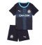 Fotbollsset Barn Olympique de Marseille Bortatröja 2025-26 Mini-Kit Kortärmad (+ korta byxor)