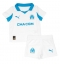 Fotbollsset Barn Olympique de Marseille Hemmatröja 2025-26 Mini-Kit Kortärmad (+ korta byxor)