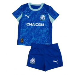 Fotbollsset Barn Olympique de Marseille Tredje Tröja 2025-26 Mini-Kit Kortärmad (+ korta byxor)