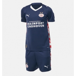 Fotbollsset Barn PSV Eindhoven Bortatröja 2025-26 Mini-Kit Kortärmad (+ korta byxor)
