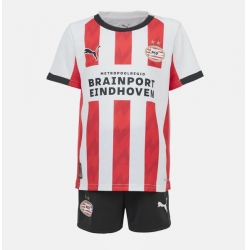 Fotbollsset Barn PSV Eindhoven Hemmatröja 2025-26 Mini-Kit Kortärmad (+ korta byxor)