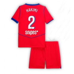 Fotbollsset Barn Paris Saint-Germain Achraf Hakimi #2 Tredje Tröja 2025-26 Mini-Kit Kortärmad (+ korta byxor)