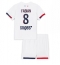 Fotbollsset Barn Paris Saint-Germain Fabian Ruiz #8 Bortatröja 2025-26 Mini-Kit Kortärmad (+ korta byxor)