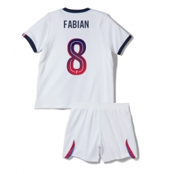 Fotbollsset Barn Paris Saint-Germain Fabian Ruiz #8 Bortatröja 2026-27 Mini-Kit Kortärmad (+ korta byxor)