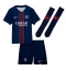 Fotbollsset Barn Paris Saint-Germain Fabian Ruiz #8 Hemmatröja 2025-26 Mini-Kit Kortärmad (+ korta byxor)