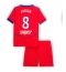 Fotbollsset Barn Paris Saint-Germain Fabian Ruiz #8 Tredje Tröja 2025-26 Mini-Kit Kortärmad (+ korta byxor)