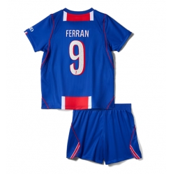 Fotbollsset Barn Paris Saint-Germain Ferran Torres #9 Hemmatröja 2026-27 Mini-Kit Kortärmad (+ korta byxor)