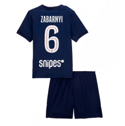Fotbollsset Barn Paris Saint-Germain Illia Zabarnyi #6 Hemmatröja 2025-26 Mini-Kit Kortärmad (+ korta byxor)