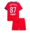 Fotbollsset Barn Paris Saint-Germain Joao Neves #87 Tredje Tröja 2025-26 Mini-Kit Kortärmad (+ korta byxor)