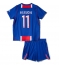Fotbollsset Barn Paris Saint-Germain Maghnes Akliouche #11 Hemmatröja 2026-27 Mini-Kit Kortärmad (+ korta byxor)