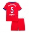 Fotbollsset Barn Paris Saint-Germain Marquinhos #5 Tredje Tröja 2025-26 Mini-Kit Kortärmad (+ korta byxor)