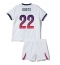 Fotbollsset Barn Paris Saint-Germain Mika Godts #22 Bortatröja 2026-27 Mini-Kit Kortärmad (+ korta byxor)
