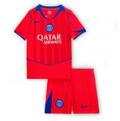Fotbollsset Barn Paris Saint-Germain Tredje Tröja 2025-26 Mini-Kit Kortärmad (+ korta byxor)