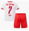 Fotbollsset Barn RB Leipzig Antonio Nusa #7 Hemmatröja 2025-26 Mini-Kit Kortärmad (+ korta byxor)